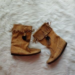 Minnetonka Fringe Boot